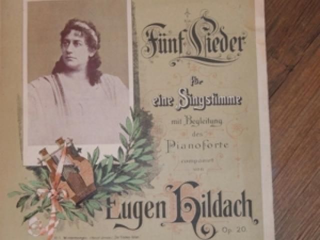 Noten In meiner Heimath Für eine Singstimme m. Begl. des Pianoforte, Eugen Hilda - 1